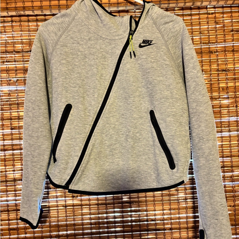 Nike grey asymmetrical jacket